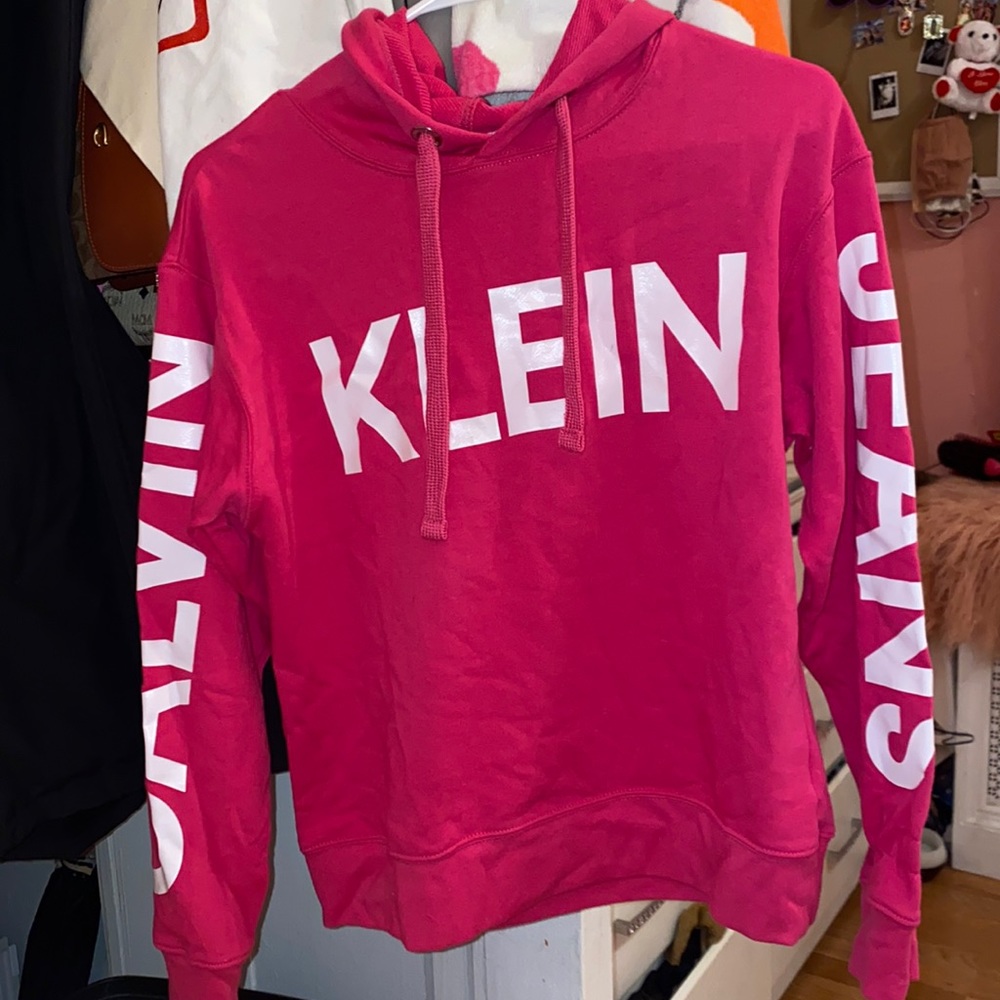 Calvin Klein Jeans Pink Hoodie Size XS